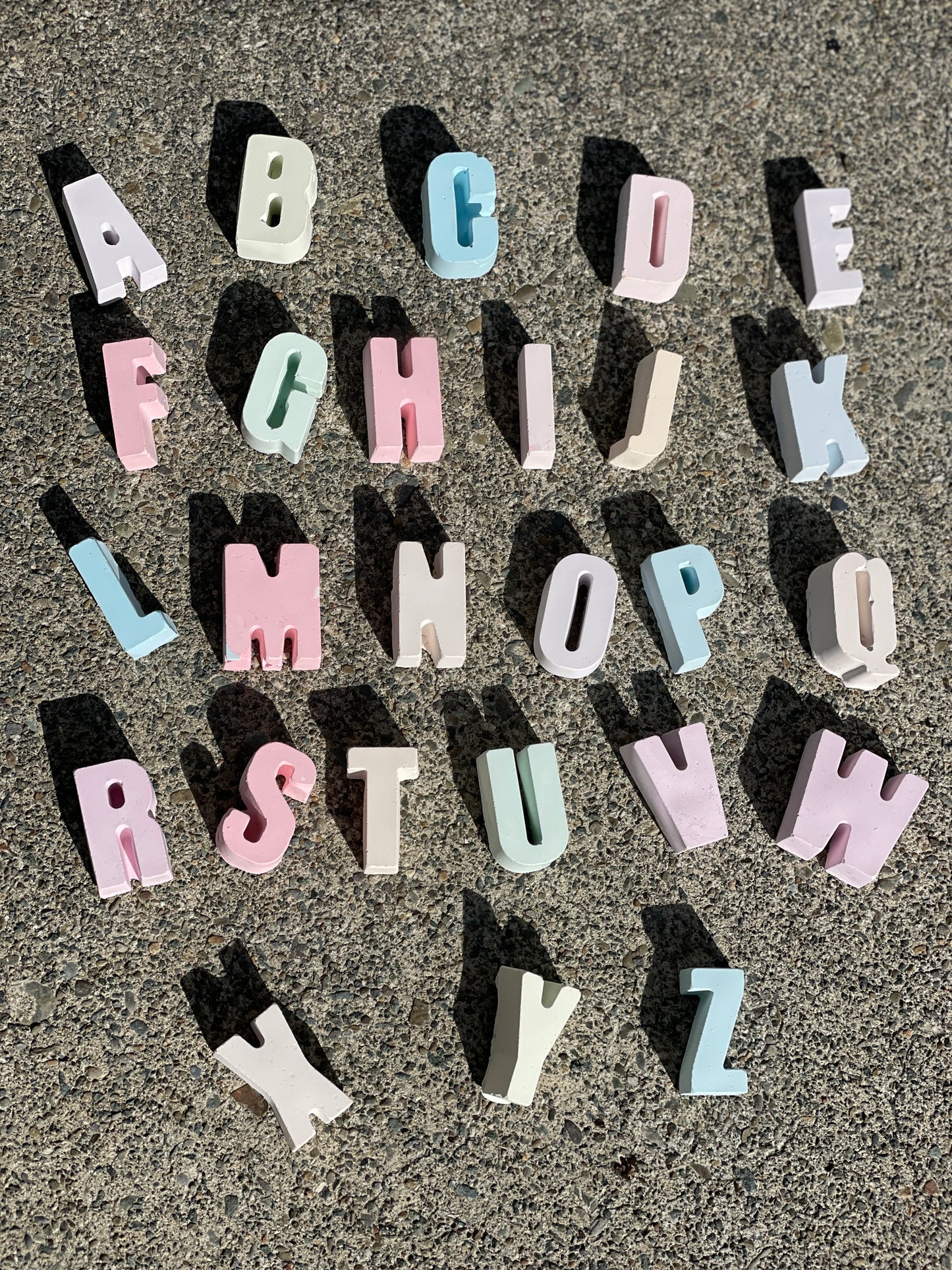 Alphabet Chalk Letters