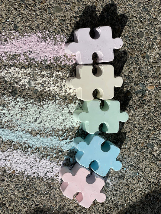 Jigsaw Pieces Chalk Set