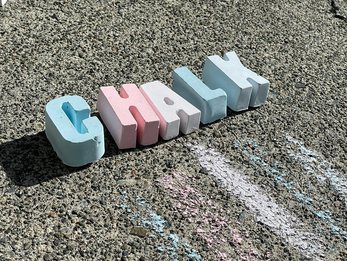 Personalised Name Set Chalk 5-8 Letters