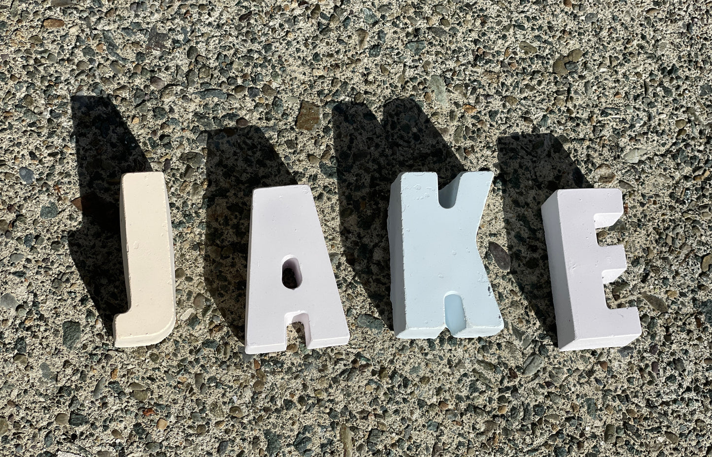 Personalised Name Set Chalk 1-4 Letters