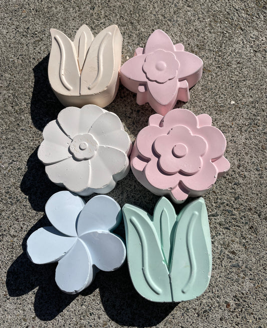 Flowers Chalk Set