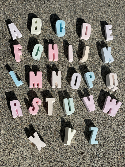 Alphabet Chalk Letters