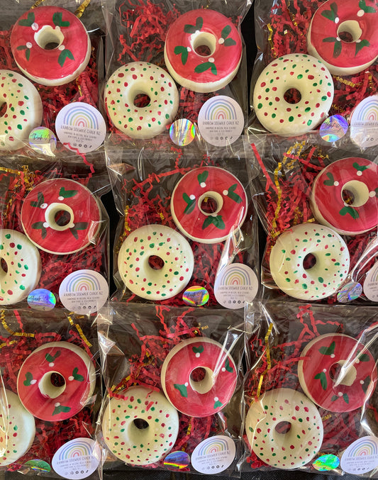Christmas Chalk Donut Set